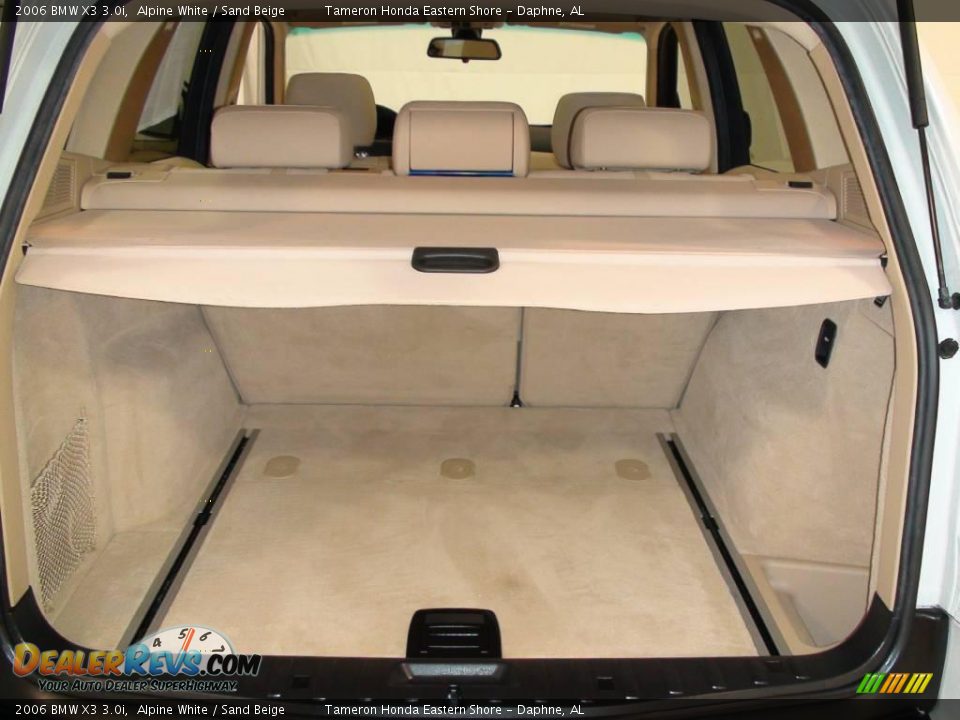 2006 BMW X3 3.0i Alpine White / Sand Beige Photo #9