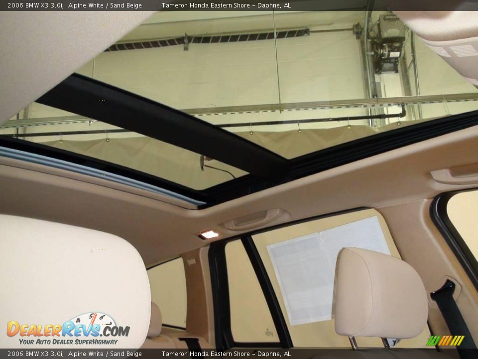 2006 BMW X3 3.0i Alpine White / Sand Beige Photo #11