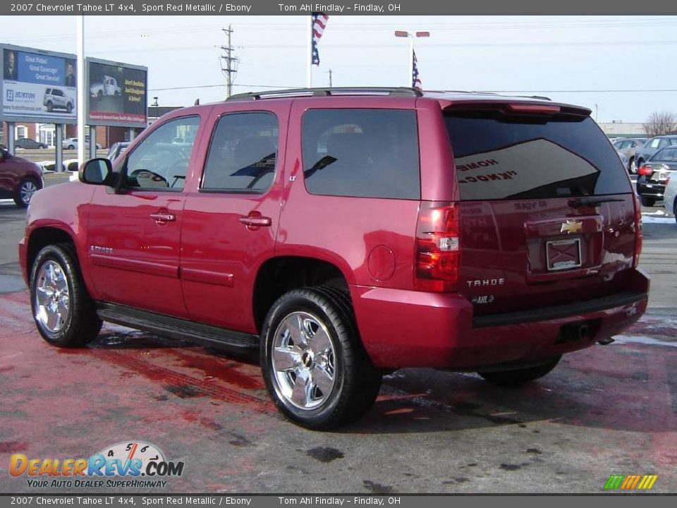 2007 Chevrolet Tahoe LT 4x4 Sport Red Metallic / Ebony Photo #3