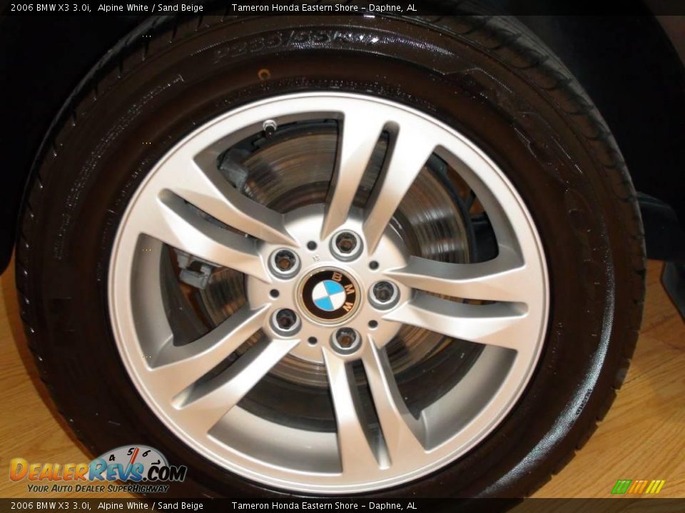 2006 BMW X3 3.0i Alpine White / Sand Beige Photo #14