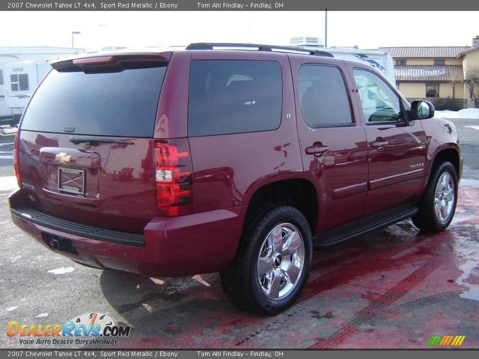 2007 Chevrolet Tahoe LT 4x4 Sport Red Metallic / Ebony Photo #5