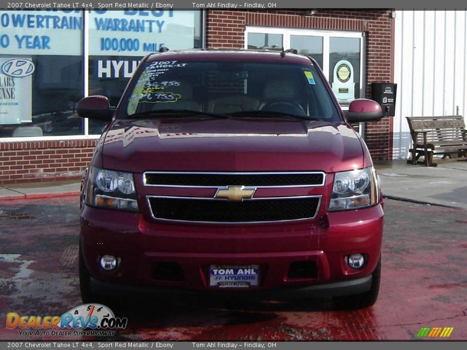 2007 Chevrolet Tahoe LT 4x4 Sport Red Metallic / Ebony Photo #8