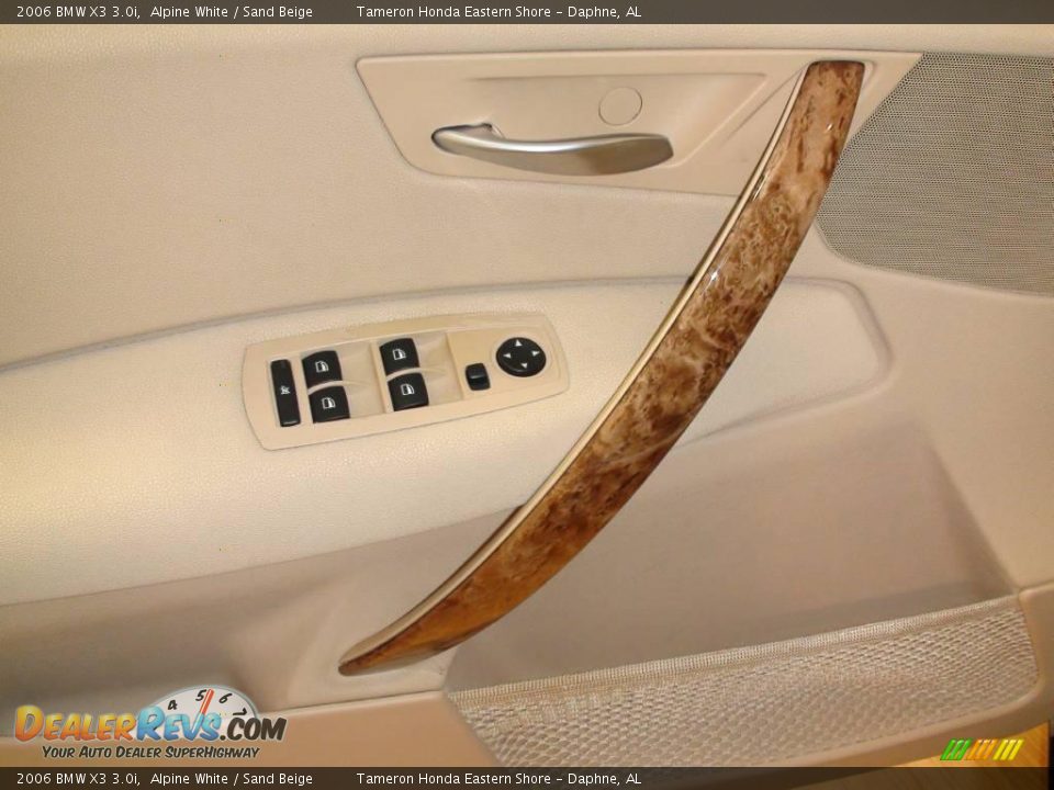 2006 BMW X3 3.0i Alpine White / Sand Beige Photo #19