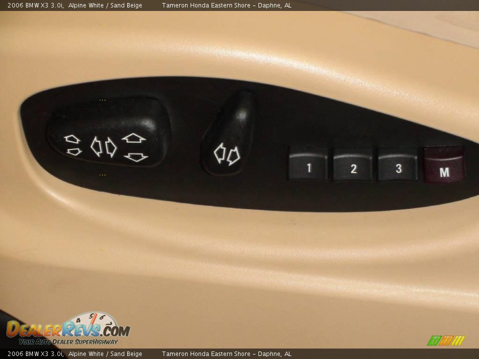 2006 BMW X3 3.0i Alpine White / Sand Beige Photo #20