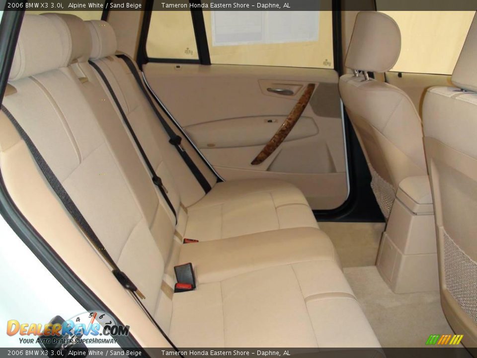 2006 BMW X3 3.0i Alpine White / Sand Beige Photo #27
