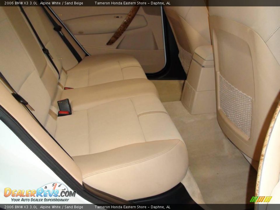 2006 BMW X3 3.0i Alpine White / Sand Beige Photo #28
