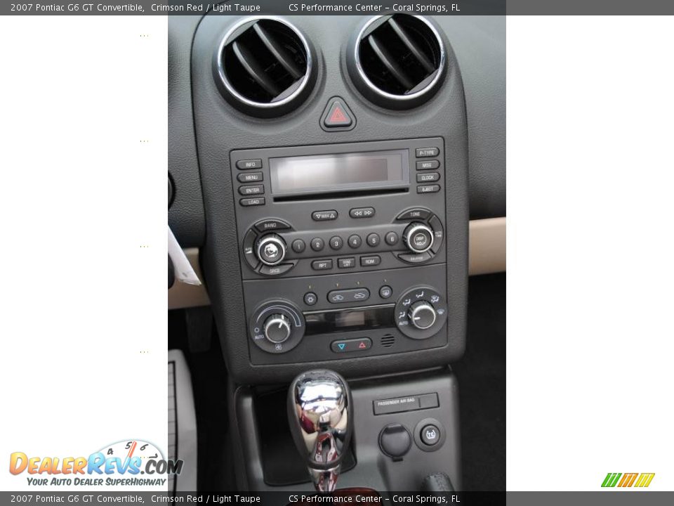 2007 Pontiac G6 GT Convertible Crimson Red / Light Taupe Photo #24