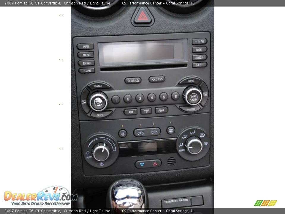 2007 Pontiac G6 GT Convertible Crimson Red / Light Taupe Photo #25