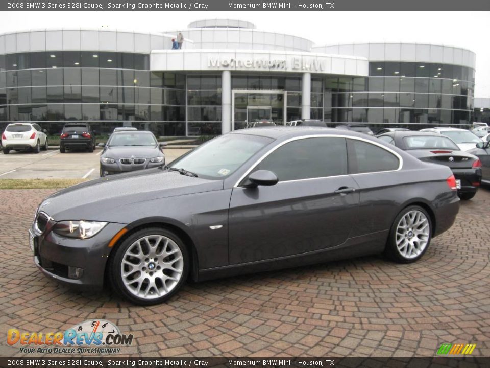 2008 BMW 3 Series 328i Coupe Sparkling Graphite Metallic / Gray Photo #1