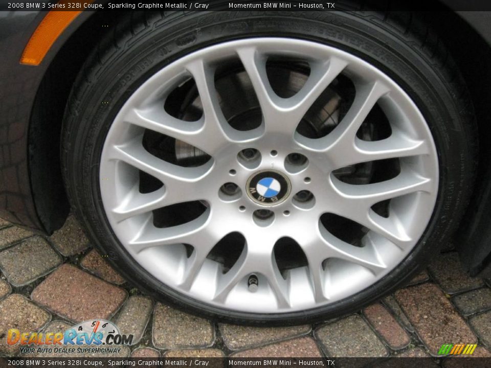 2008 BMW 3 Series 328i Coupe Sparkling Graphite Metallic / Gray Photo #4