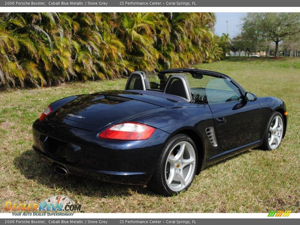 2006 Porsche Boxster Cobalt Blue Metallic / Stone Grey Photo #5