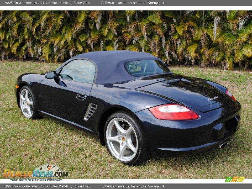 2006 Porsche Boxster Cobalt Blue Metallic / Stone Grey Photo #7
