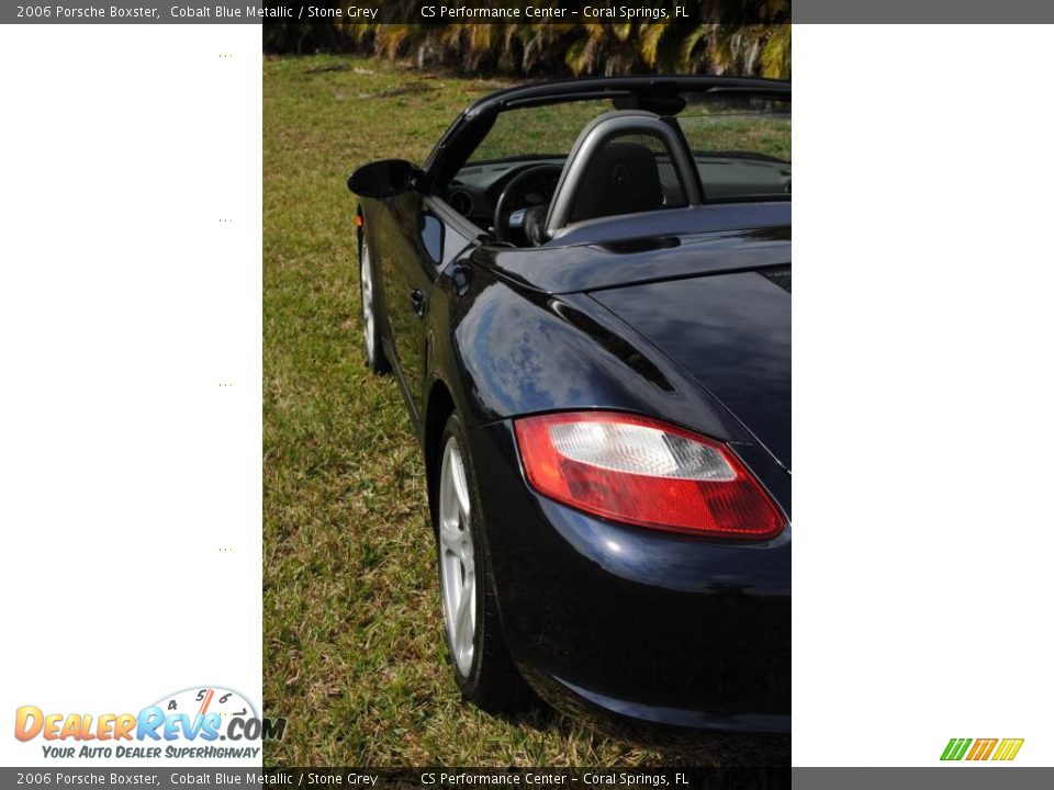 2006 Porsche Boxster Cobalt Blue Metallic / Stone Grey Photo #9