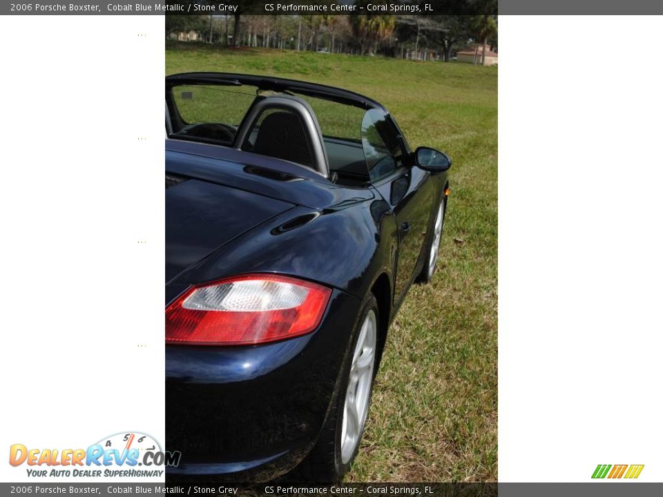 2006 Porsche Boxster Cobalt Blue Metallic / Stone Grey Photo #10