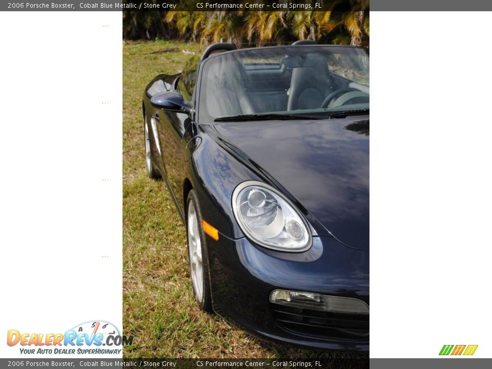 2006 Porsche Boxster Cobalt Blue Metallic / Stone Grey Photo #11