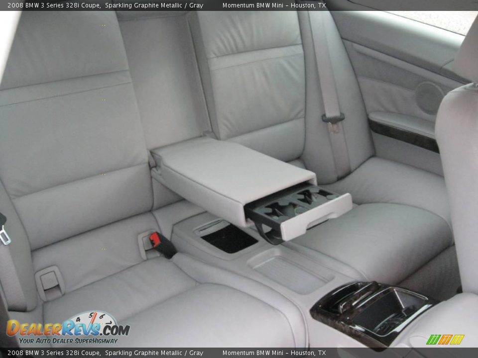 2008 BMW 3 Series 328i Coupe Sparkling Graphite Metallic / Gray Photo #10