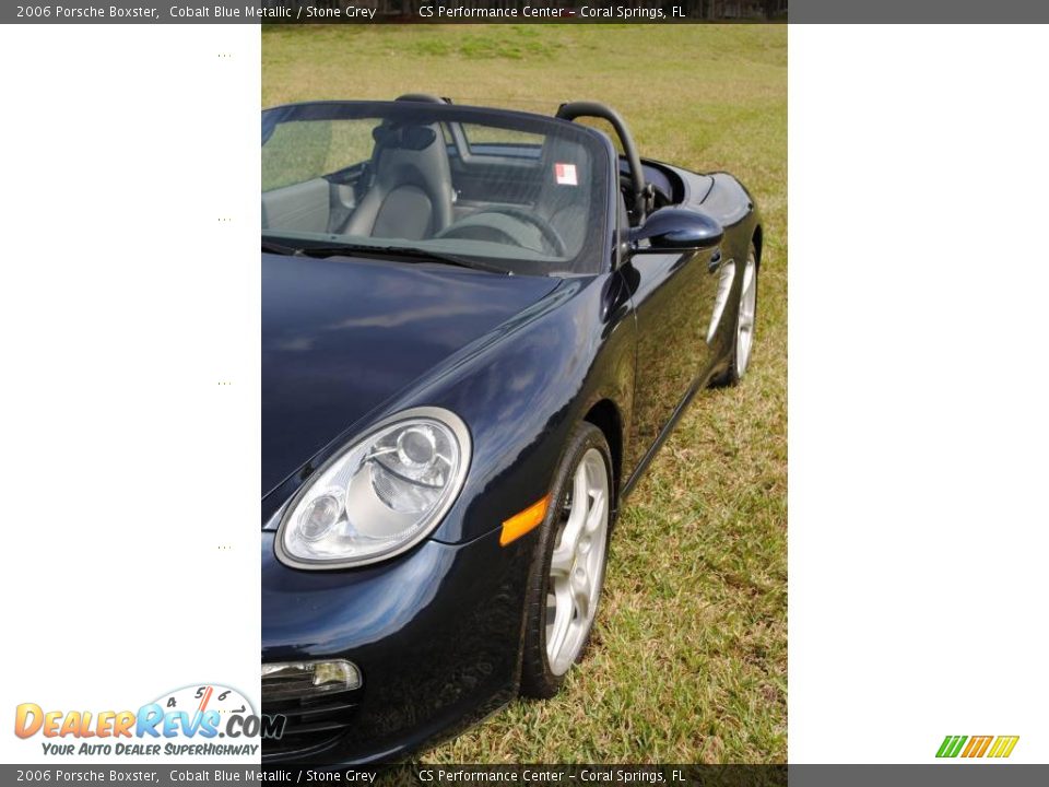 2006 Porsche Boxster Cobalt Blue Metallic / Stone Grey Photo #12