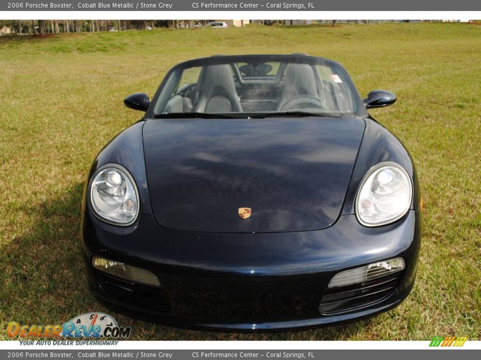 2006 Porsche Boxster Cobalt Blue Metallic / Stone Grey Photo #13