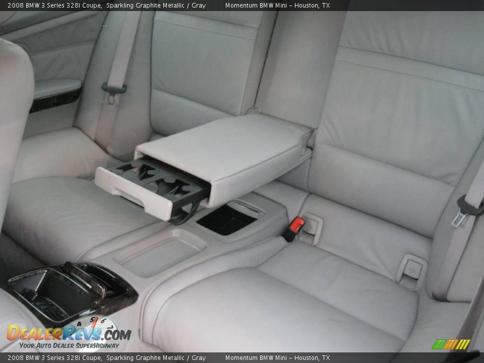 2008 BMW 3 Series 328i Coupe Sparkling Graphite Metallic / Gray Photo #14