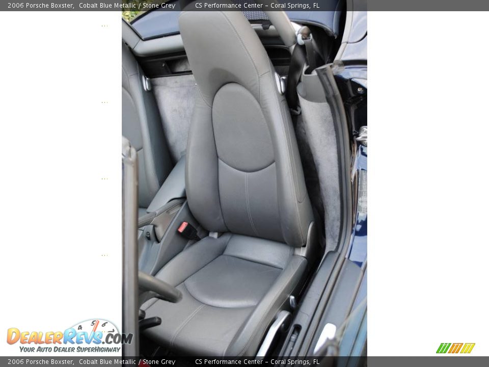 2006 Porsche Boxster Cobalt Blue Metallic / Stone Grey Photo #17