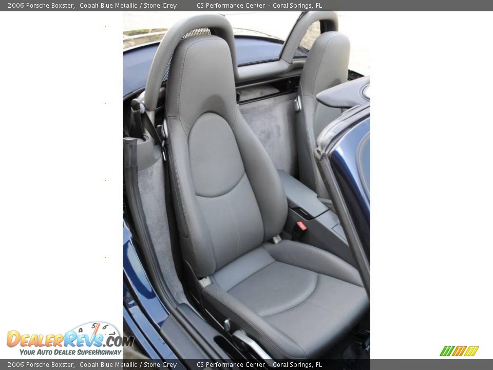 2006 Porsche Boxster Cobalt Blue Metallic / Stone Grey Photo #19