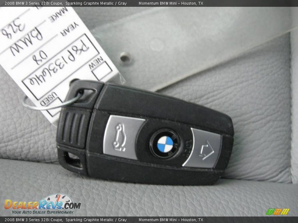 2008 BMW 3 Series 328i Coupe Sparkling Graphite Metallic / Gray Photo #20