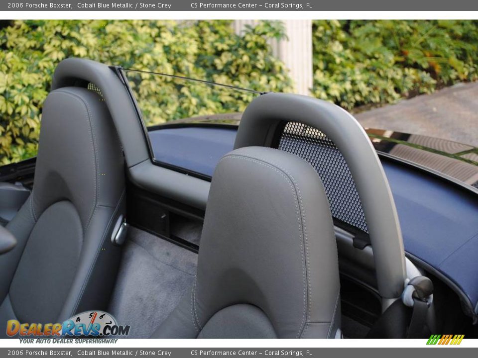 2006 Porsche Boxster Cobalt Blue Metallic / Stone Grey Photo #23