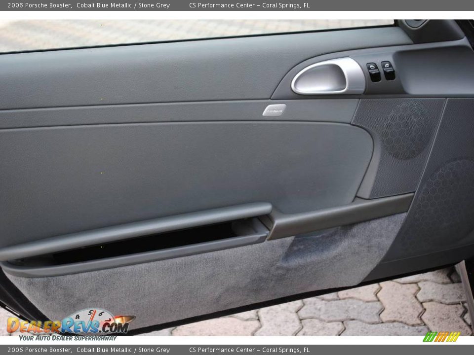 2006 Porsche Boxster Cobalt Blue Metallic / Stone Grey Photo #25