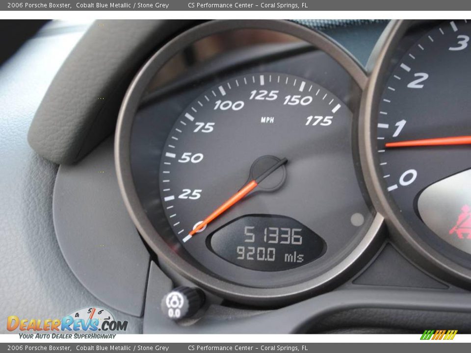 2006 Porsche Boxster Cobalt Blue Metallic / Stone Grey Photo #28