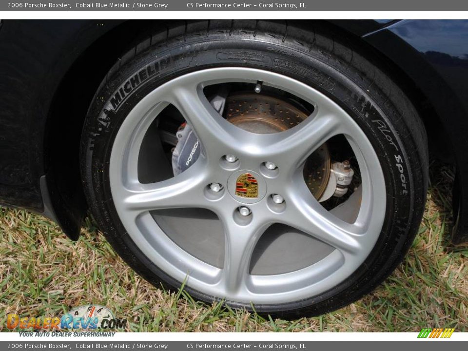 2006 Porsche Boxster Cobalt Blue Metallic / Stone Grey Photo #30