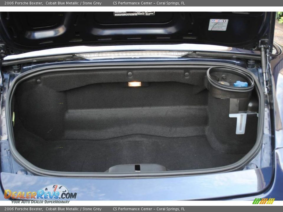 2006 Porsche Boxster Cobalt Blue Metallic / Stone Grey Photo #33