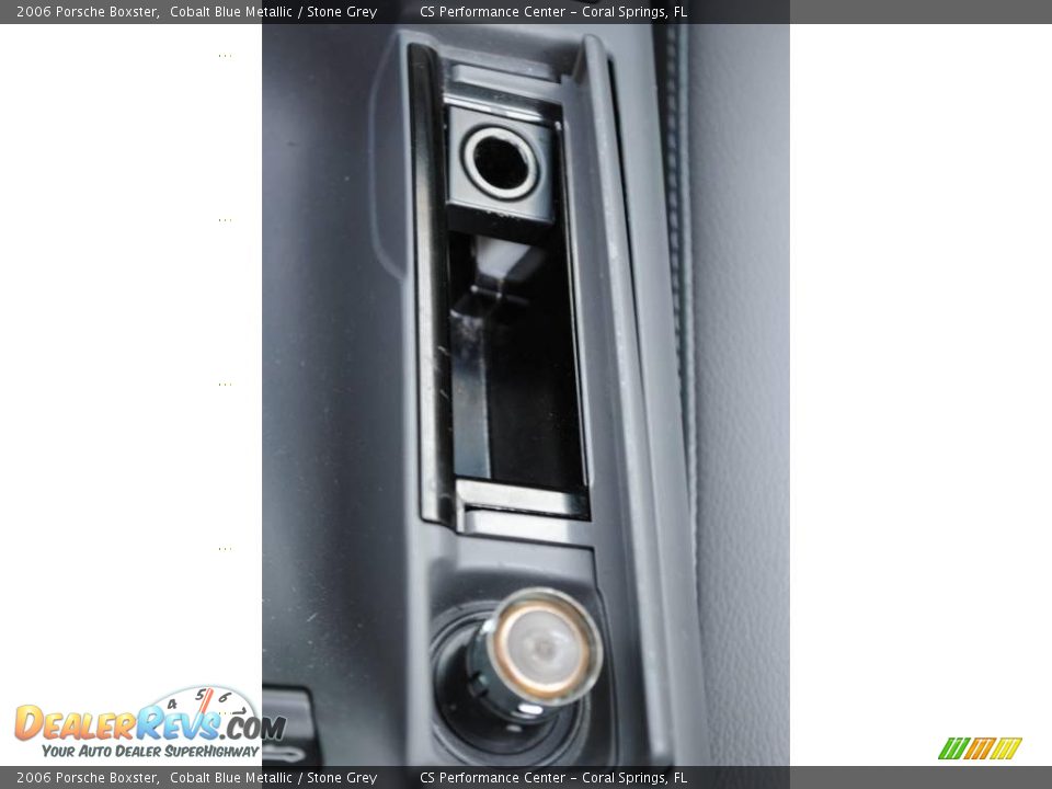 2006 Porsche Boxster Cobalt Blue Metallic / Stone Grey Photo #34