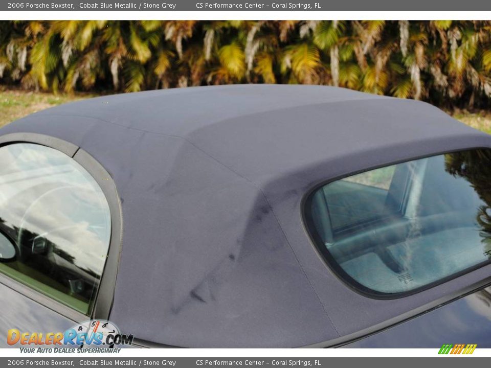 2006 Porsche Boxster Cobalt Blue Metallic / Stone Grey Photo #36
