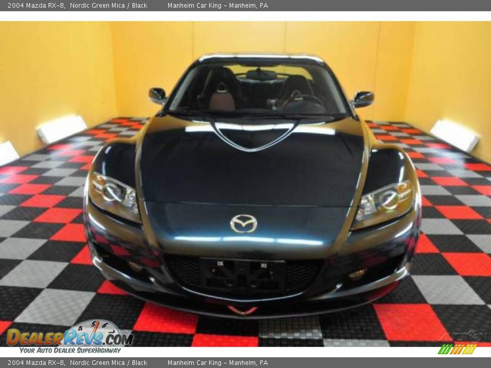 2004 Mazda RX-8 Nordic Green Mica / Black Photo #2