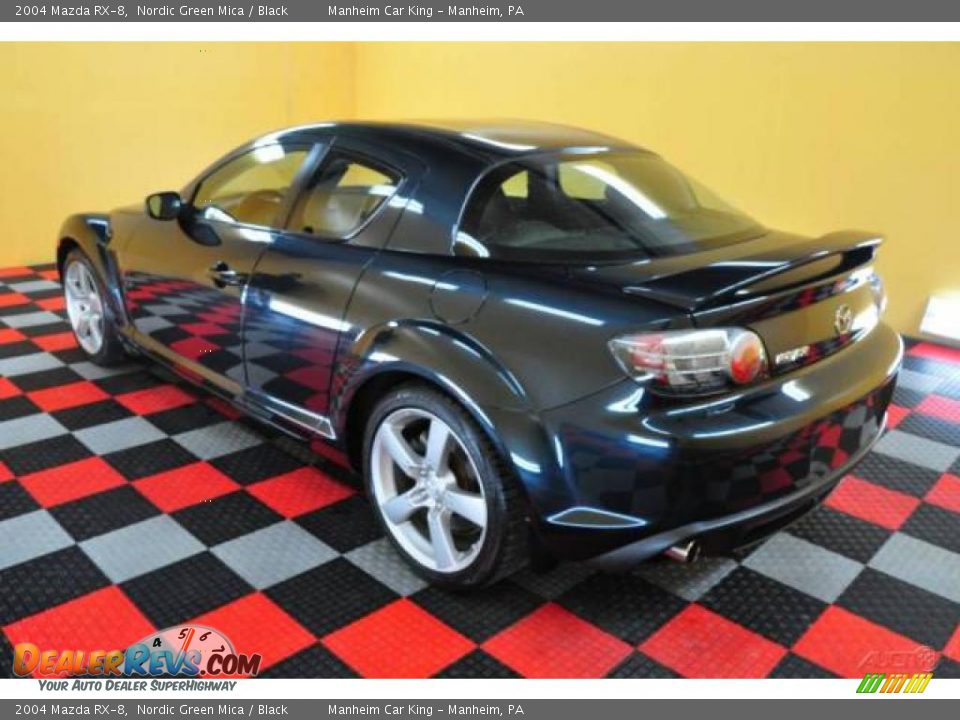 2004 Mazda RX-8 Nordic Green Mica / Black Photo #4