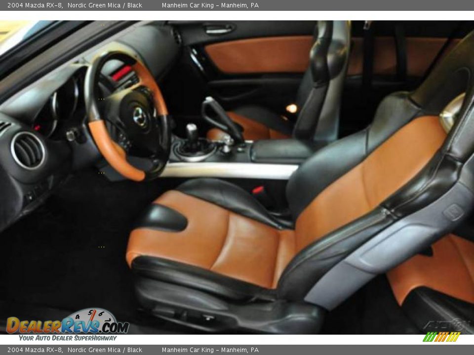 2004 Mazda RX-8 Nordic Green Mica / Black Photo #7
