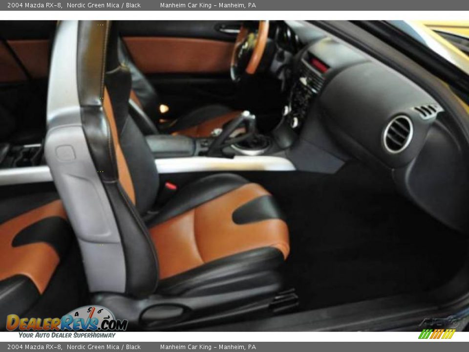 2004 Mazda RX-8 Nordic Green Mica / Black Photo #11