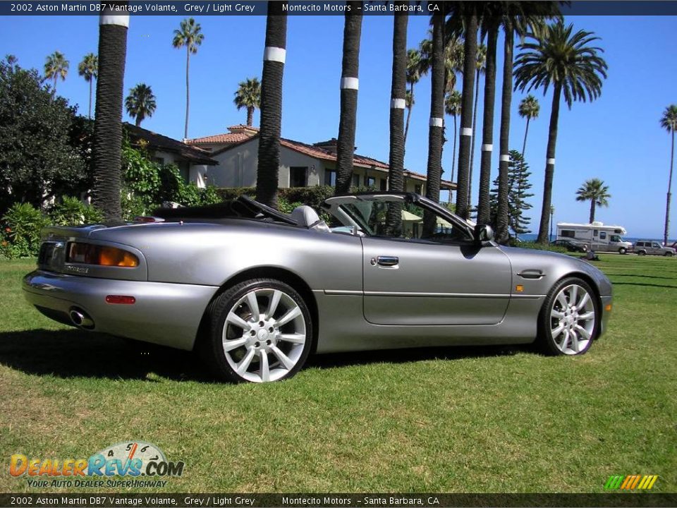 2002 Aston Martin DB7 Vantage Volante Grey / Light Grey Photo #3