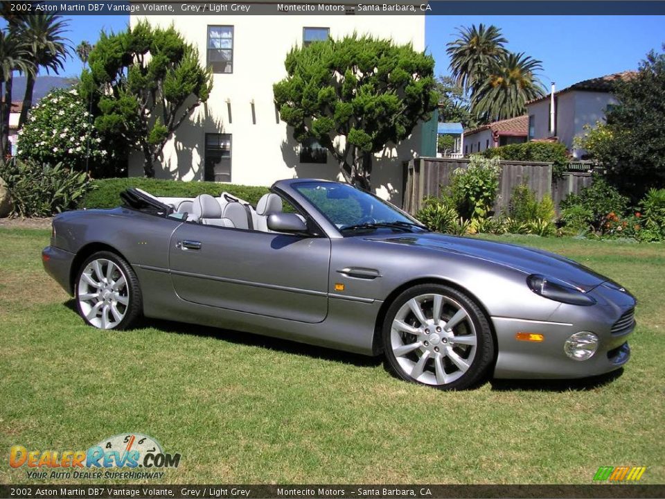 2002 Aston Martin DB7 Vantage Volante Grey / Light Grey Photo #4