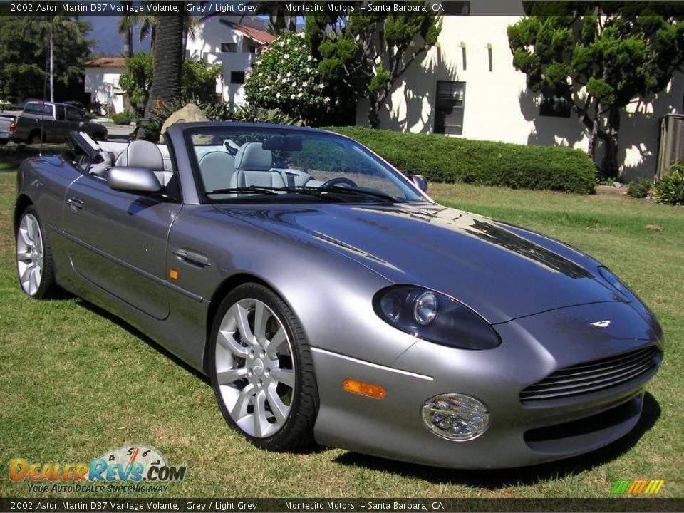 2002 Aston Martin DB7 Vantage Volante Grey / Light Grey Photo #5