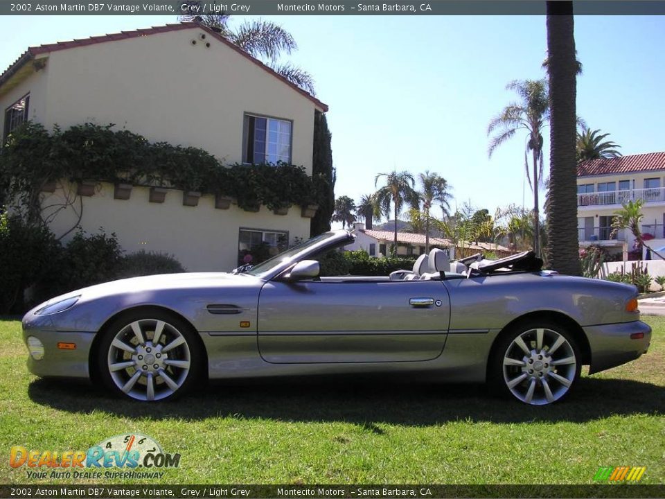2002 Aston Martin DB7 Vantage Volante Grey / Light Grey Photo #8