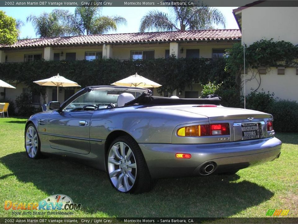 2002 Aston Martin DB7 Vantage Volante Grey / Light Grey Photo #9