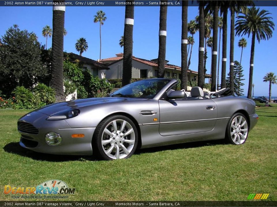 2002 Aston Martin DB7 Vantage Volante Grey / Light Grey Photo #10