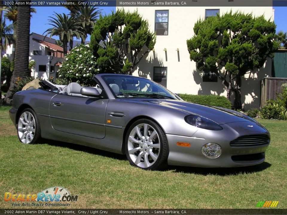 2002 Aston Martin DB7 Vantage Volante Grey / Light Grey Photo #11