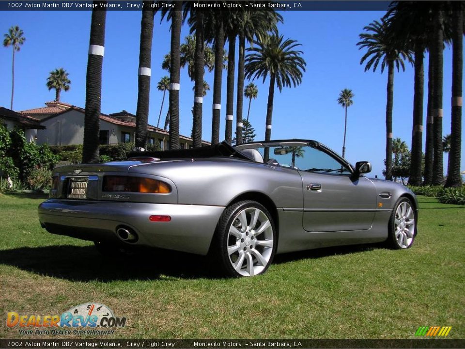 2002 Aston Martin DB7 Vantage Volante Grey / Light Grey Photo #12