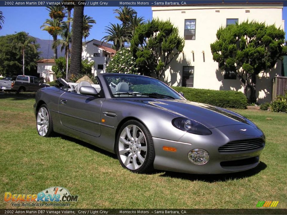 2002 Aston Martin DB7 Vantage Volante Grey / Light Grey Photo #13