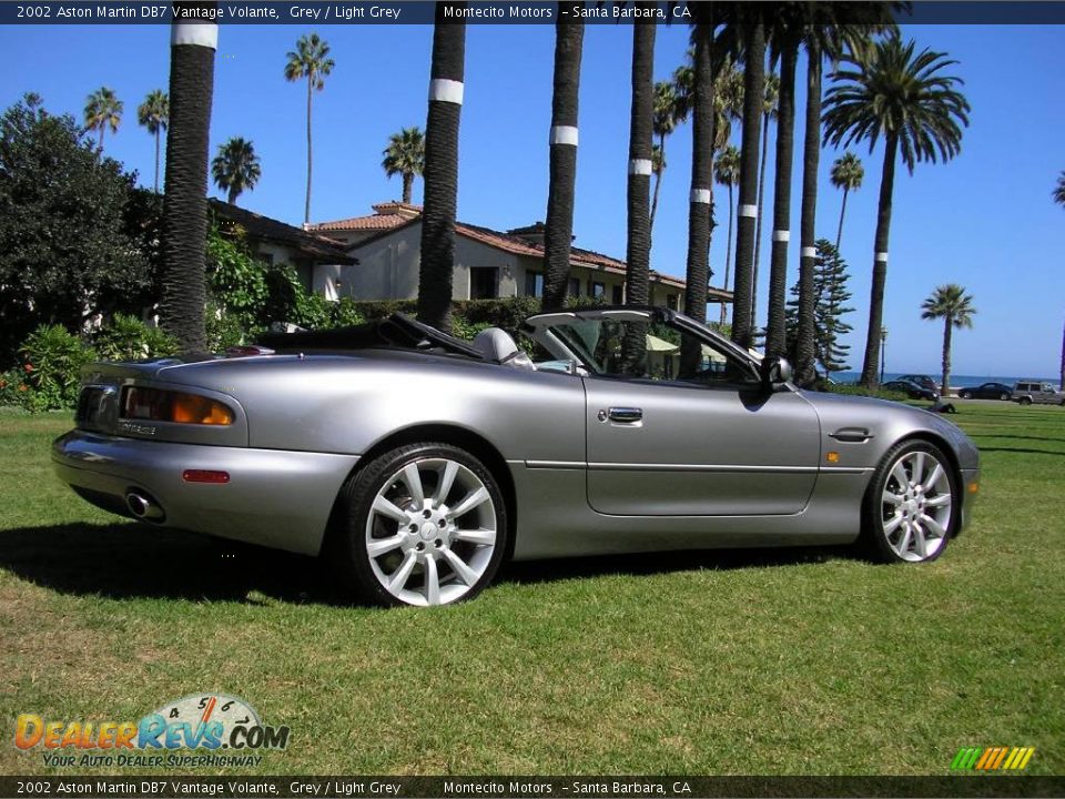 2002 Aston Martin DB7 Vantage Volante Grey / Light Grey Photo #14