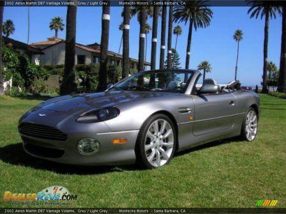 2002 Aston Martin DB7 Vantage Volante Grey / Light Grey Photo #15