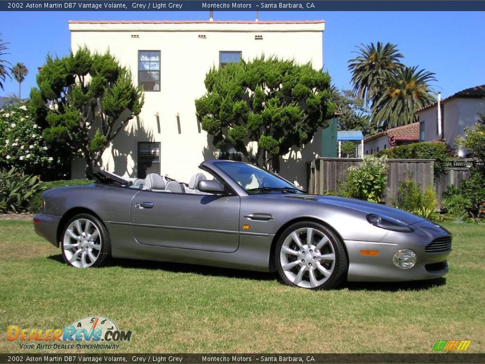 2002 Aston Martin DB7 Vantage Volante Grey / Light Grey Photo #16