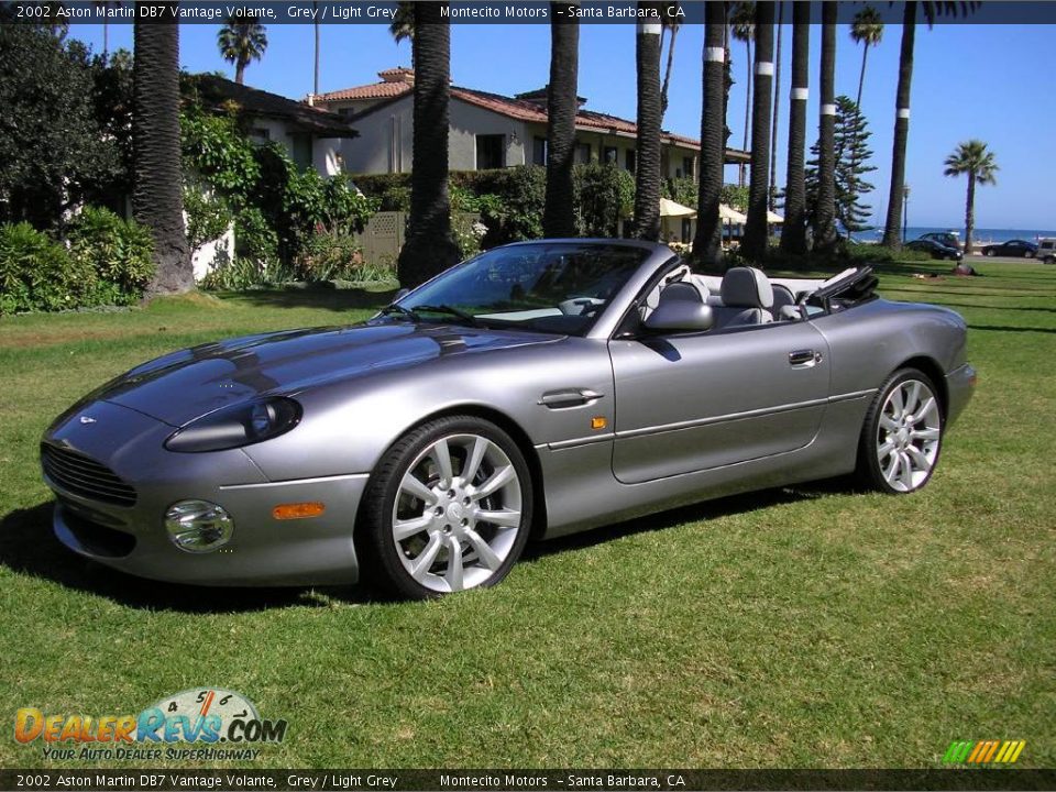 2002 Aston Martin DB7 Vantage Volante Grey / Light Grey Photo #18